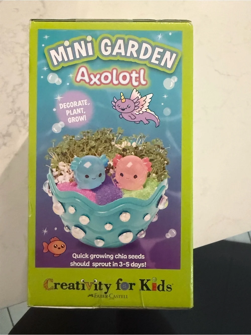 Axolotl mini garden